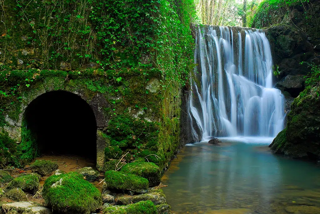 La cascada de Bolunzulo, en Vizcaya.