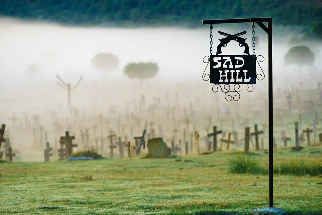 Cementerio de Sad Hill, uno de los lugares más originales en España