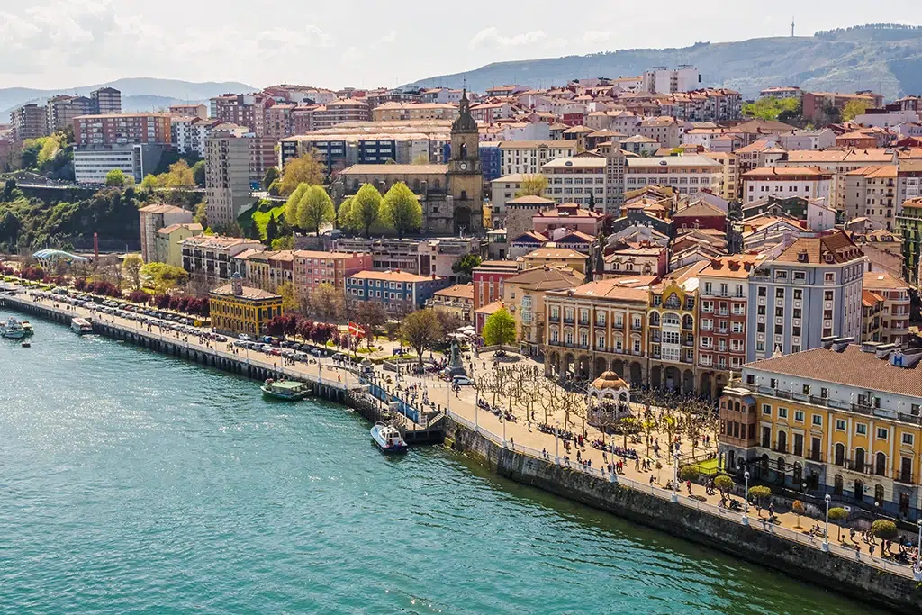 Vista aérea de Getxo, en Vizcaya. Por Norberto Torriente