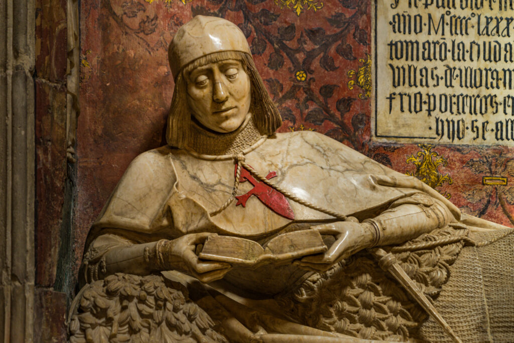 Sepulcro del Doncel en la catedral de Sigüenza. Por csbphoto.