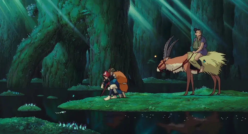 Escena de La princesa Mononoke