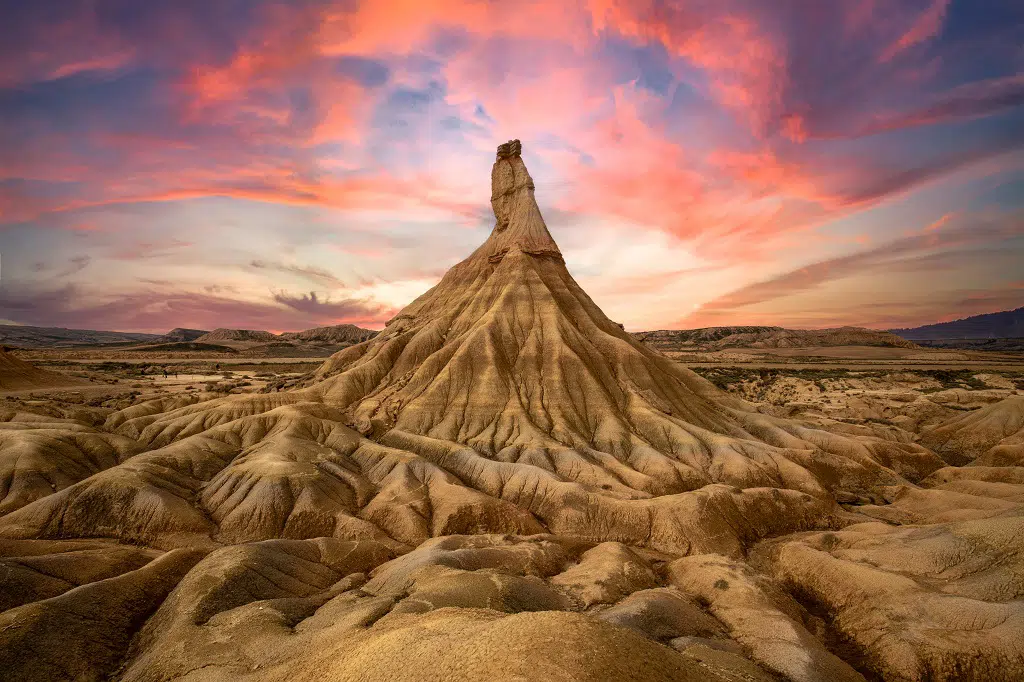 Si las Bardenas Reales fueran un color serían ocre