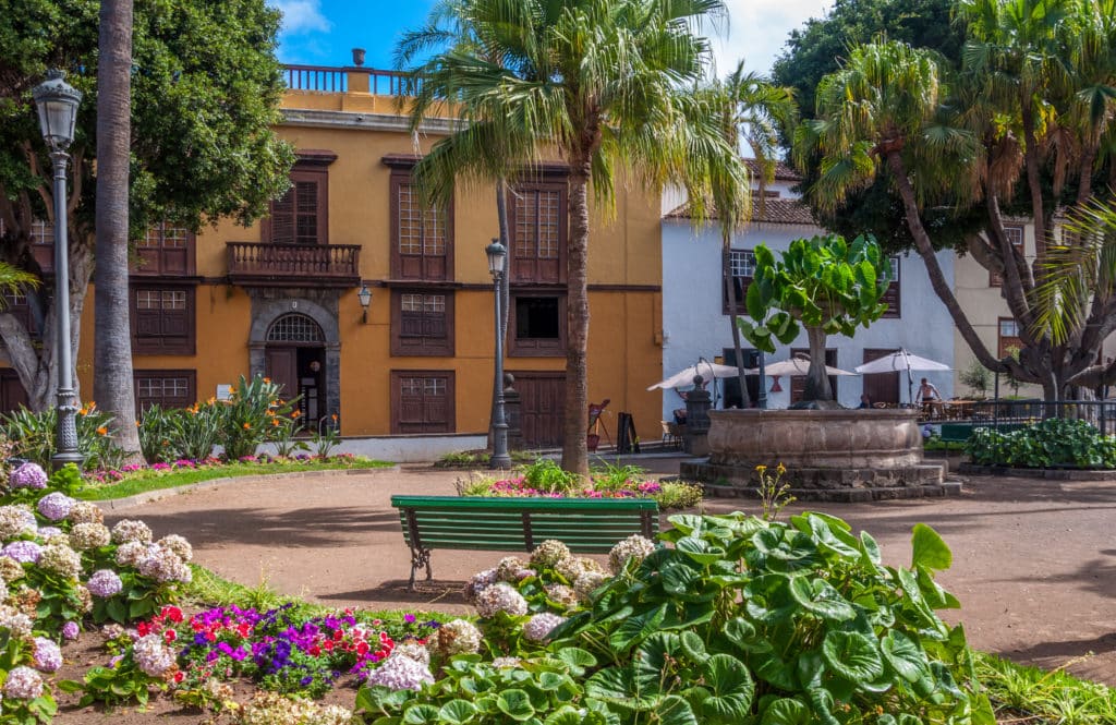 Plaza de la Pila. Población de Icod de los Vinos. Por jacksal