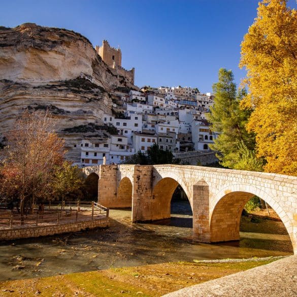 Alcalá del Júcar en otoño, Castilla-La Mancha