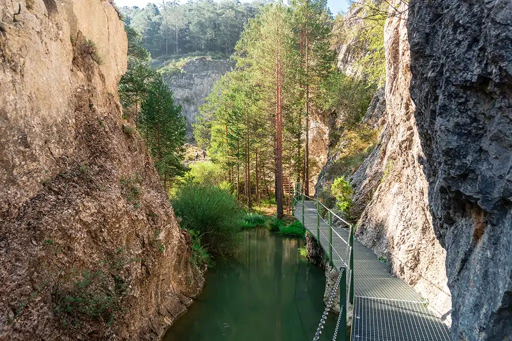 Ruta por las pasarelas de Calomarde - Teruel - Paseos fluvial del río Matarraña, en Teruel ✈️ Foro General de España