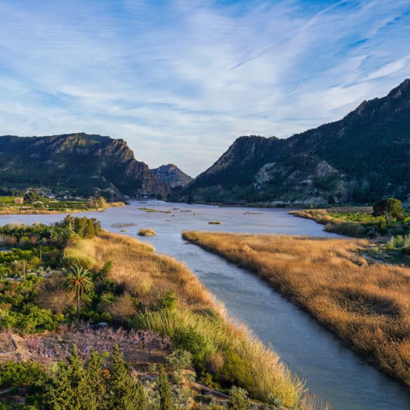 Azud de Ojós, valle de Ricote