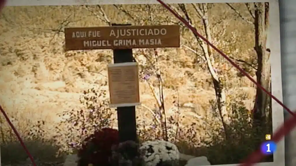 Monolito en memoria del alcalde de Fago, Miguel Grima