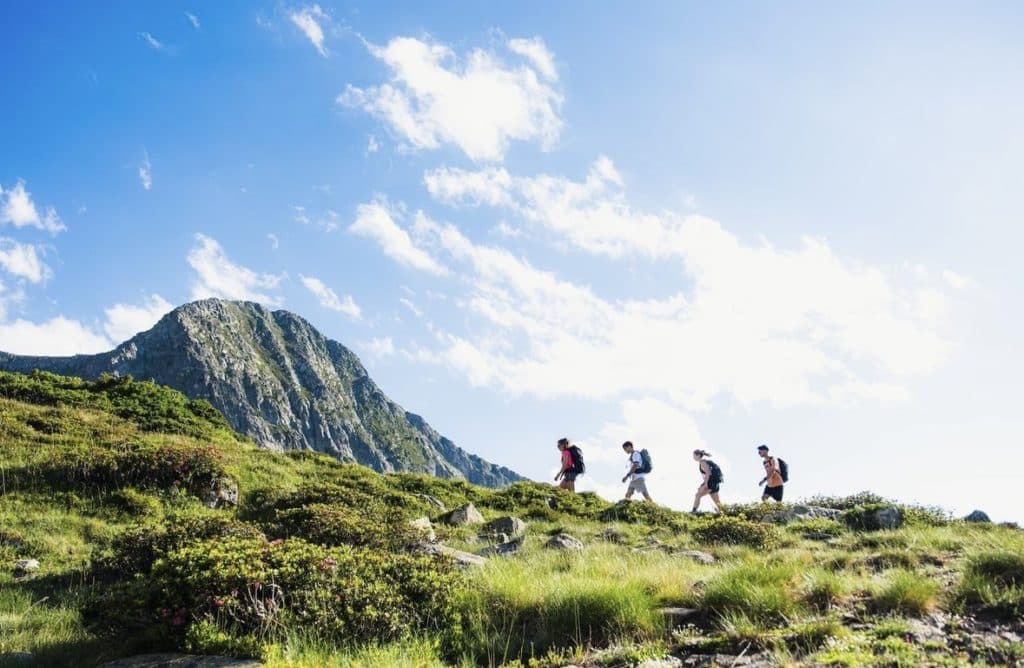 Ruta de senderismo en Baqueira-Beret. Por Instagram de Baqueira. @baqueira_beret